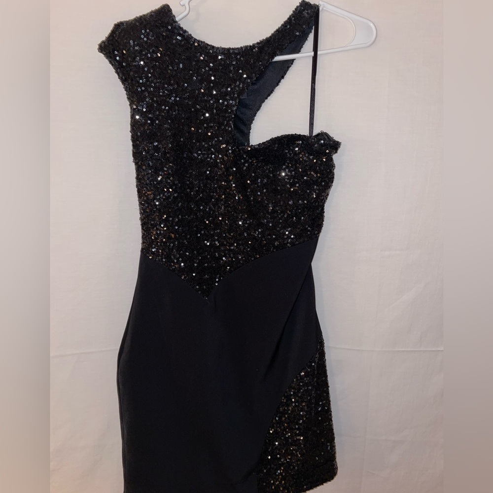 Elegant Arden B Exclusive Black Sequin Dress